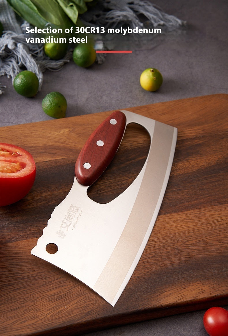 Wood Grain Handle Kitchen Knife Kitchen Supplies